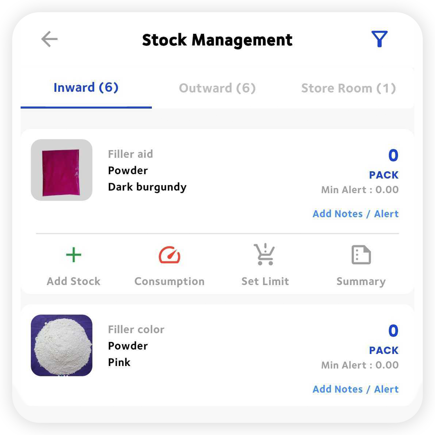 Working Bee Inward Stock Management