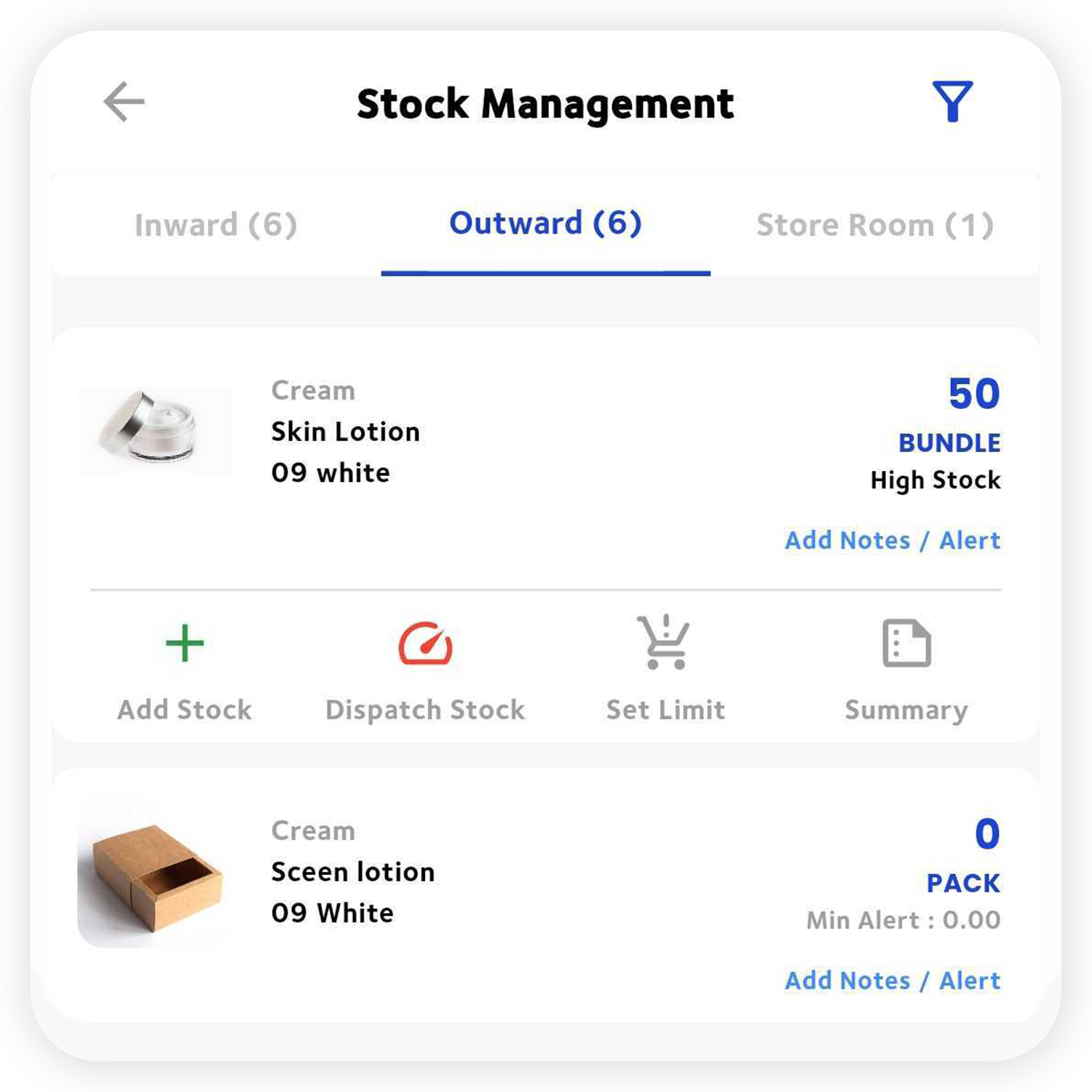 Working Bee Outward Stock Management