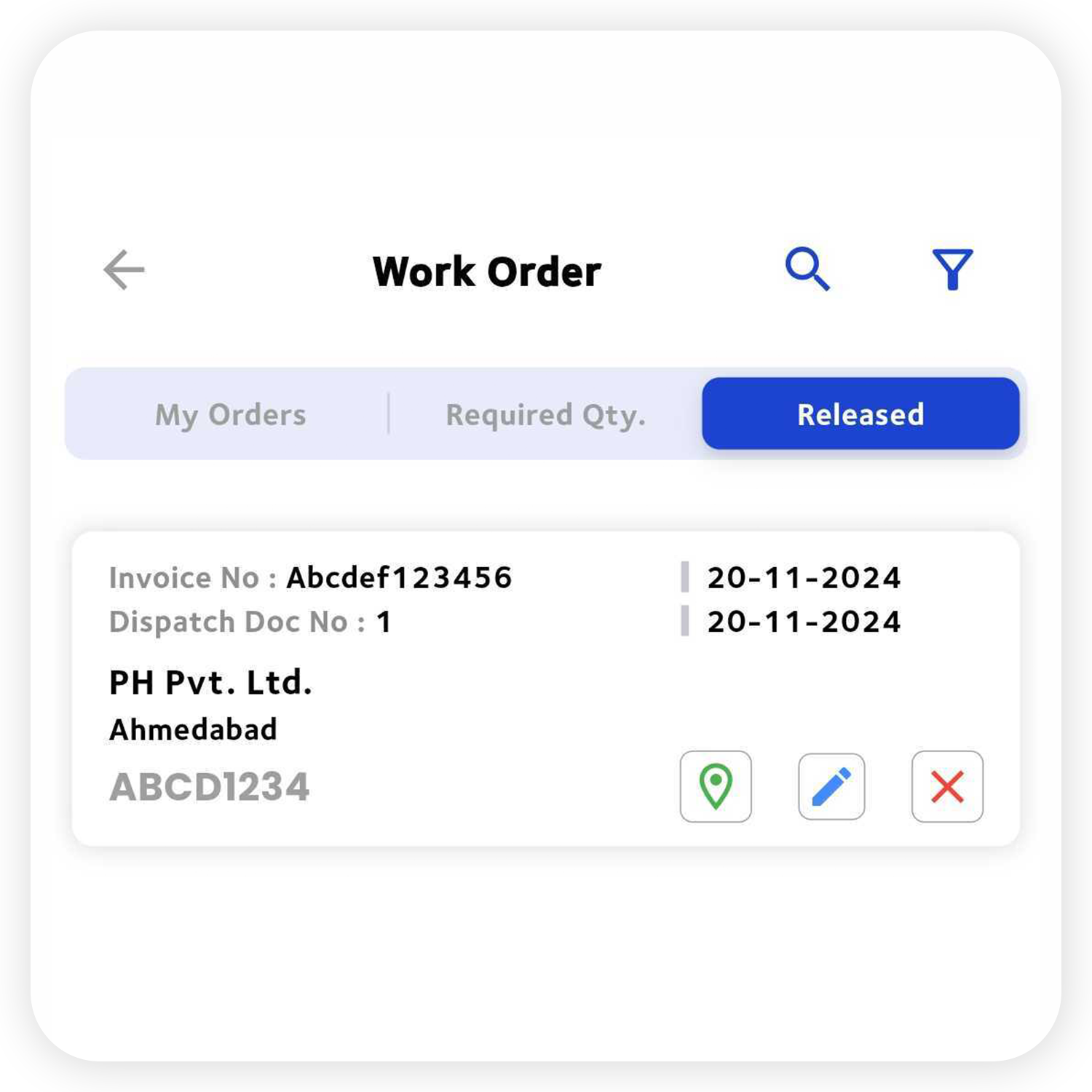 Working Bee Work Order Released